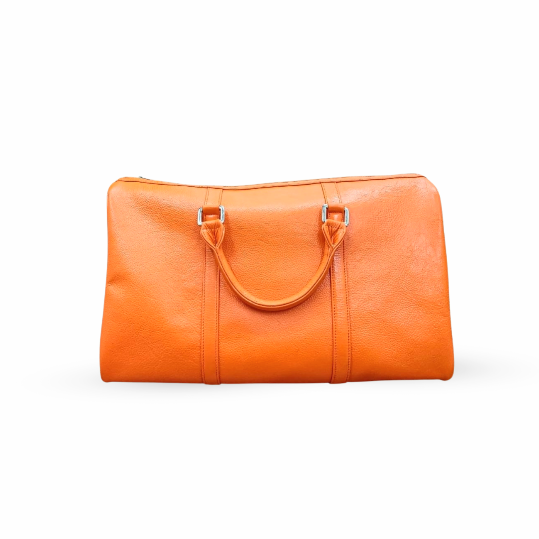 Orange Triangle Duffle