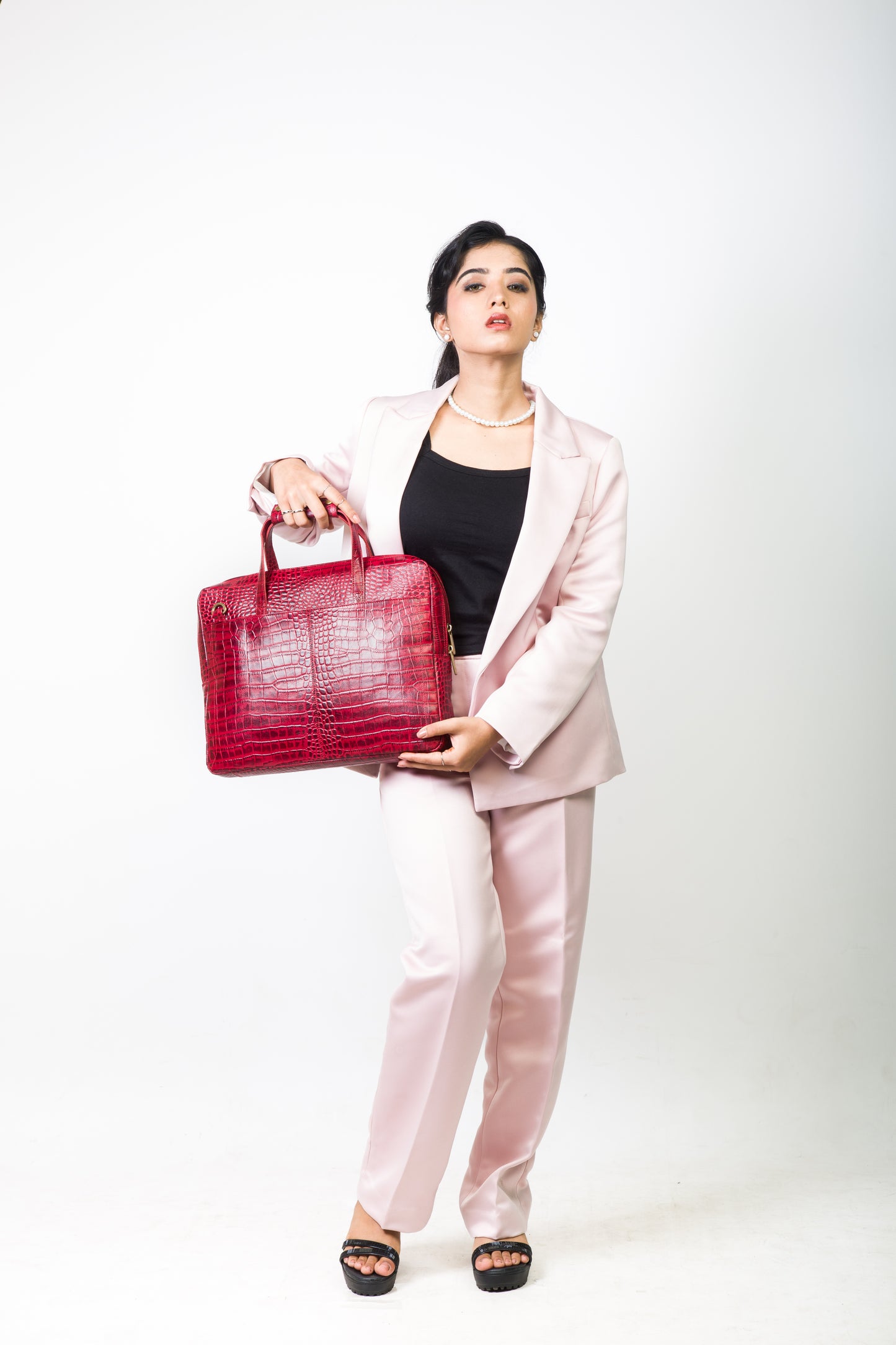 Fiery Red Unisex Office Bag